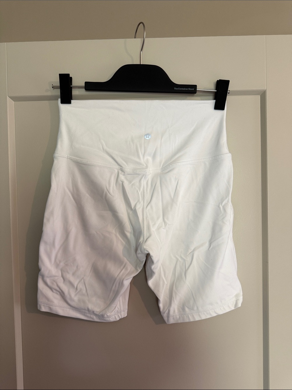 lululemon athletica White Athletic Bike Shorts